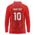 Custom Mate Ma'a Tonga Rugby Long Sleeve Polo Shirt Ngatu Tribal Motifs Sporty Style - Polynesian Pride