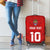 Custom Mate Ma'a Tonga Rugby Luggage Cover Ngatu Tribal Motifs Sporty Style - Polynesian Pride