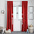 Custom Mate Ma'a Tonga Rugby Window Curtain Ngatu Tribal Motifs Sporty Style - Polynesian Pride