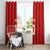 Custom Mate Ma'a Tonga Rugby Window Curtain Ngatu Tribal Motifs Sporty Style - Polynesian Pride