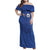 Custom Samoa Rugby Family Matching Off Shoulder Maxi Dress and Hawaiian Shirt Tatau Tribal Motifs Sporty Style - Polynesian Pride