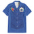Custom Samoa Rugby Family Matching Off Shoulder Short Dress and Hawaiian Shirt Tatau Tribal Motifs Sporty Style - Polynesian Pride