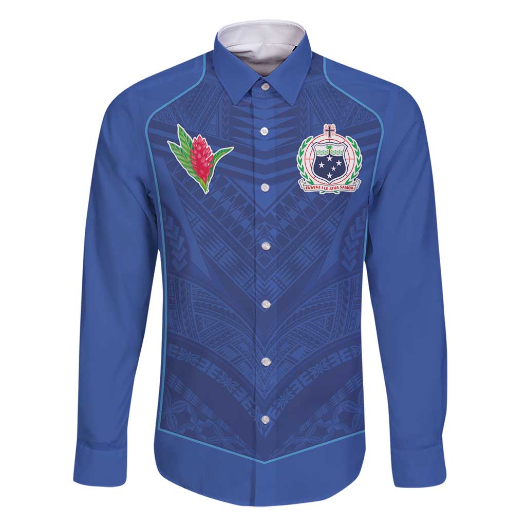 Custom Samoa Rugby Family Matching Summer Maxi Dress and Hawaiian Shirt Tatau Tribal Motifs Sporty Style - Polynesian Pride