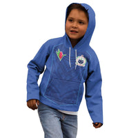 Custom Samoa Rugby Kid Hoodie Tatau Tribal Motifs Sporty Style - Polynesian Pride