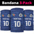 Custom Samoa Rugby Neck Gaiter Tatau Tribal Motifs Sporty Style - Polynesian Pride