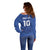 Custom Samoa Rugby Off Shoulder Sweater Tatau Tribal Motifs Sporty Style - Polynesian Pride