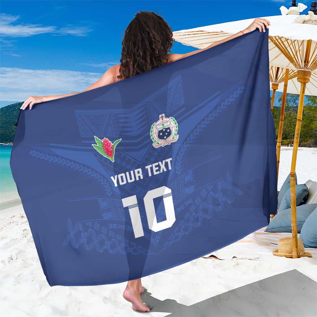 Custom Samoa Rugby Sarong Tatau Tribal Motifs Sporty Style - Polynesian Pride