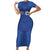 Custom Samoa Rugby Short Sleeve Bodycon Dress Tatau Tribal Motifs Sporty Style - Polynesian Pride