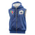 Custom Samoa Rugby Sleeveless Zip Hoodie Tatau Tribal Motifs Sporty Style - Polynesian Pride