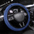 Samoa Rugby Steering Wheel Cover Tatau Tribal Motifs Sporty Style - Polynesian Pride