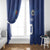 Custom Samoa Rugby Window Curtain Tatau Tribal Motifs Sporty Style - Polynesian Pride
