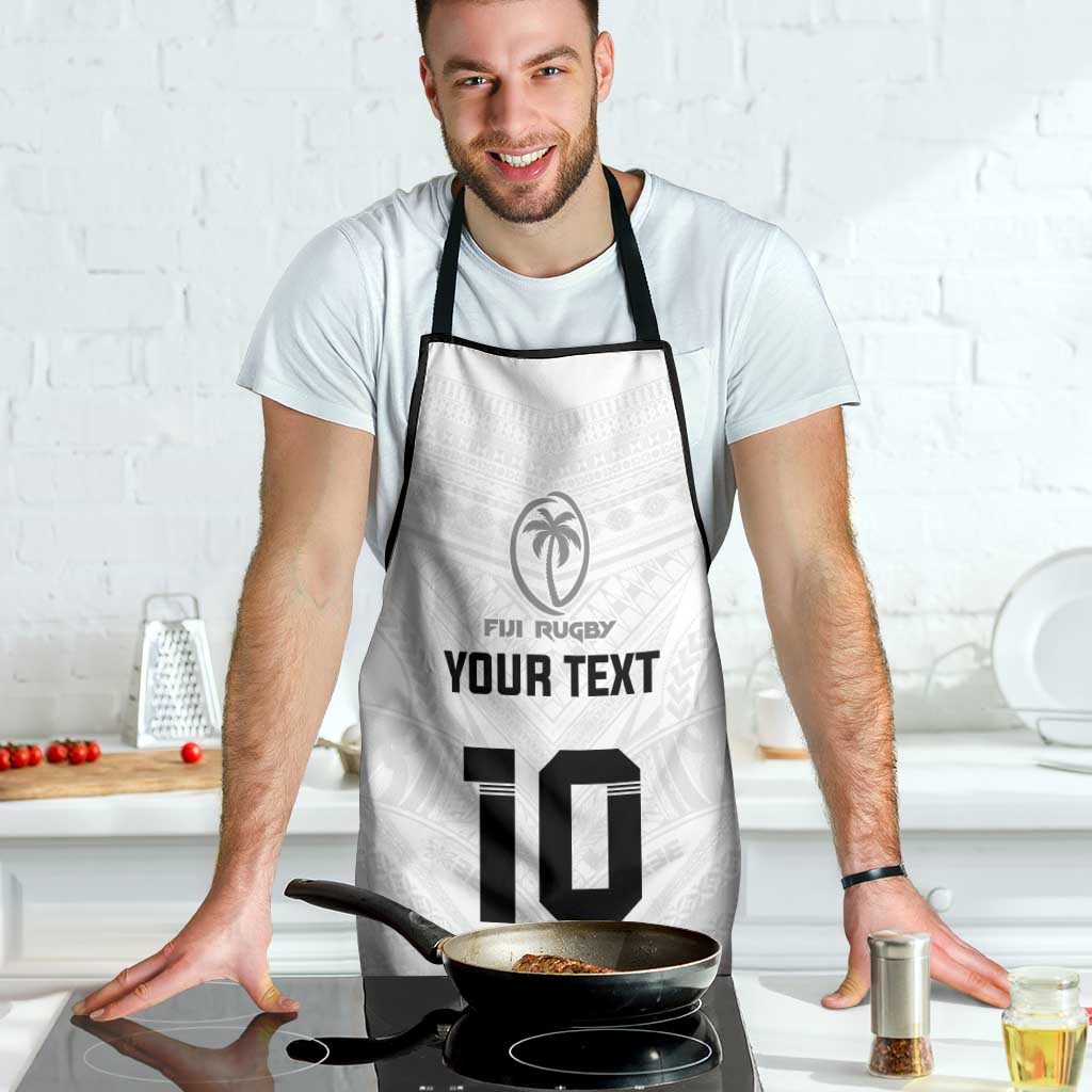 Custom Fiji Rugby Apron Tapa Tribal Motifs Sporty Style - Polynesian Pride