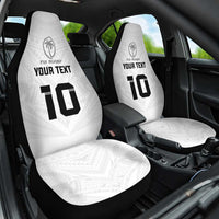 Custom Fiji Rugby Car Seat Cover Tapa Tribal Motifs Sporty Style - Polynesian Pride
