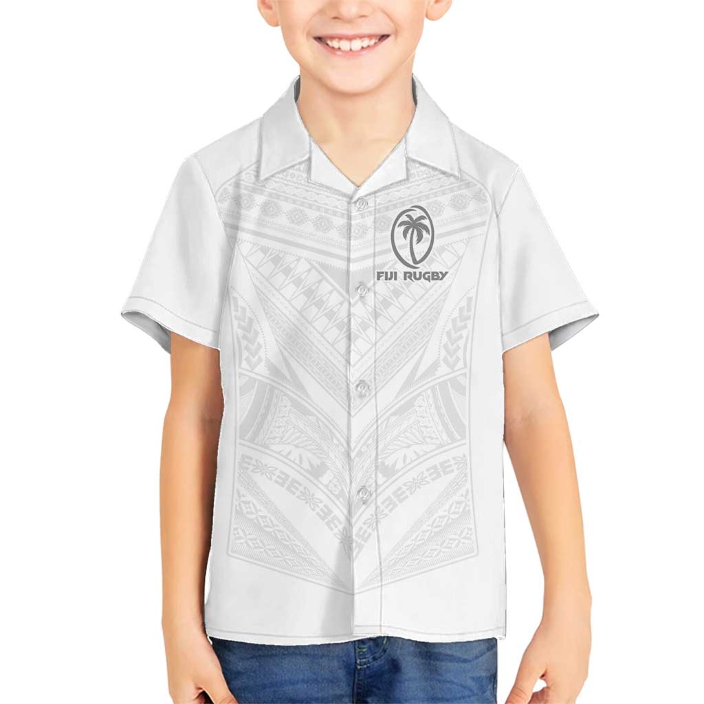 Custom Fiji Rugby Family Matching Summer Maxi Dress and Hawaiian Shirt Tapa Tribal Motifs Sporty Style - Polynesian Pride