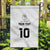 Custom Fiji Rugby Garden Flag Tapa Tribal Motifs Sporty Style - Polynesian Pride