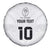 Custom Fiji Rugby Spare Tire Cover Tapa Tribal Motifs Sporty Style - Polynesian Pride