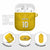 Custom Niue Rugby AirPods Case Hiapo Tribal Motifs Sporty Style - Polynesian Pride