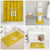 Custom Niue Rugby Bathroom Set Hiapo Tribal Motifs Sporty Style - Polynesian Pride