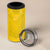 Custom Niue Rugby 4 in 1 Can Cooler Tumbler Hiapo Tribal Motifs Sporty Style - Polynesian Pride