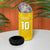 Custom Niue Rugby 4 in 1 Can Cooler Tumbler Hiapo Tribal Motifs Sporty Style - Polynesian Pride