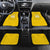 Custom Niue Rugby Car Mats Hiapo Tribal Motifs Sporty Style - Polynesian Pride