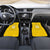 Custom Niue Rugby Car Mats Hiapo Tribal Motifs Sporty Style - Polynesian Pride