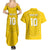 Custom Niue Rugby Couples Matching Summer Maxi Dress and Hawaiian Shirt Hiapo Tribal Motifs Sporty Style - Polynesian Pride