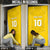 Custom Niue Rugby Door Cover Hiapo Tribal Motifs Sporty Style - Polynesian Pride