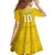 Custom Niue Rugby Family Matching Long Sleeve Bodycon Dress and Hawaiian Shirt Hiapo Tribal Motifs Sporty Style - Polynesian Pride