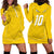 Custom Niue Rugby Hoodie Dress Hiapo Tribal Motifs Sporty Style - Polynesian Pride
