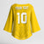 Custom Niue Rugby Kimono Sleeve Blouse Hiapo Tribal Motifs Sporty Style - Polynesian Pride