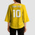 Custom Niue Rugby Kimono Sleeve Blouse Hiapo Tribal Motifs Sporty Style - Polynesian Pride