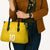 Custom Niue Rugby Leather Bag Hiapo Tribal Motifs Sporty Style - Polynesian Pride