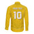 Custom Niue Rugby Long Sleeve Button Shirt Hiapo Tribal Motifs Sporty Style - Polynesian Pride