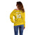 Custom Niue Rugby Off Shoulder Sweater Hiapo Tribal Motifs Sporty Style - Polynesian Pride