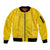 Custom Niue Rugby Sleeve Zip Bomber Jacket Hiapo Tribal Motifs Sporty Style - Polynesian Pride