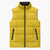 Custom Niue Rugby Sleeveless Puffer Jacket Hiapo Tribal Motifs Sporty Style - Polynesian Pride