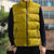 Custom Niue Rugby Sleeveless Puffer Jacket Hiapo Tribal Motifs Sporty Style - Polynesian Pride