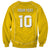 Custom Niue Rugby Sweatshirt Hiapo Tribal Motifs Sporty Style - Polynesian Pride