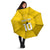 Custom Niue Rugby Umbrella Hiapo Tribal Motifs Sporty Style - Polynesian Pride