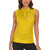 Custom Niue Rugby Women Sleeveless Polo Shirt Hiapo Tribal Motifs Sporty Style - Polynesian Pride