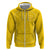 Custom Niue Rugby Zip Hoodie Hiapo Tribal Motifs Sporty Style - Polynesian Pride