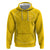 Custom Niue Rugby Zip Hoodie Hiapo Tribal Motifs Sporty Style - Polynesian Pride