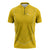 Custom Niue Rugby Zipper Polo Shirt Hiapo Tribal Motifs Sporty Style - Polynesian Pride
