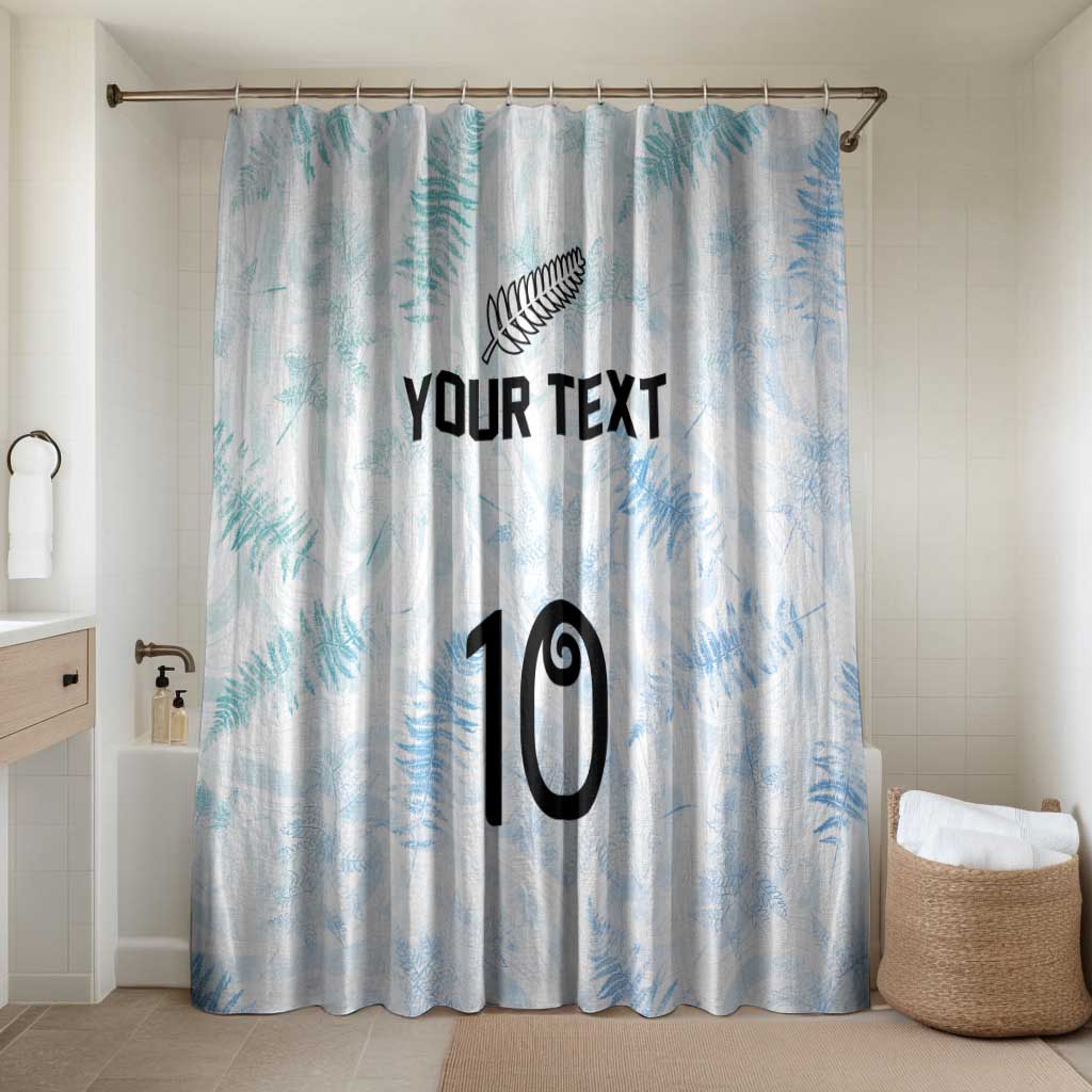 Custom New Zealand Football Bathroom Set The Whites-Aotearoa Inspired - Polynesian Pride