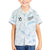 Custom New Zealand Football Family Matching Off Shoulder Short Dress and Hawaiian Shirt The Whites-Aotearoa Inspired - Polynesian Pride