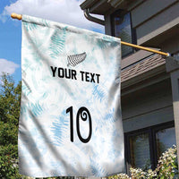 Custom New Zealand Football Garden Flag The Whites-Aotearoa Inspired - Polynesian Pride