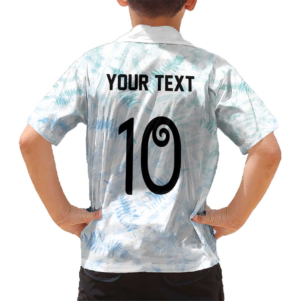 Custom New Zealand Football Hawaiian Shirt The Whites-Aotearoa Inspired - Polynesian Pride