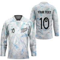 Custom New Zealand Football Hockey Jersey The Whites-Aotearoa Inspired - Polynesian Pride