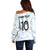 Custom New Zealand Football Off Shoulder Sweater The Whites-Aotearoa Inspired - Polynesian Pride